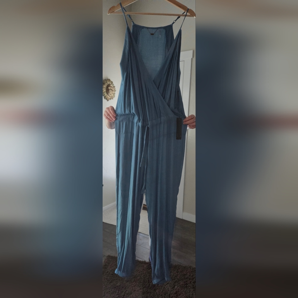 Young Fabulous & Broke Blue Jumpsuit - Picture 2 of 13